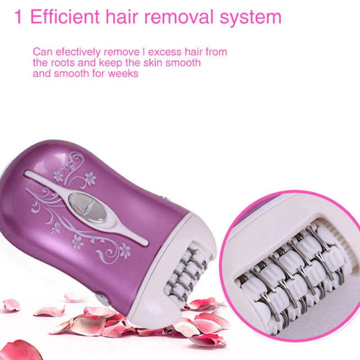 Aparat electric pentru epilat reincarcabil, epilator 2 in 1 SURKER RF501