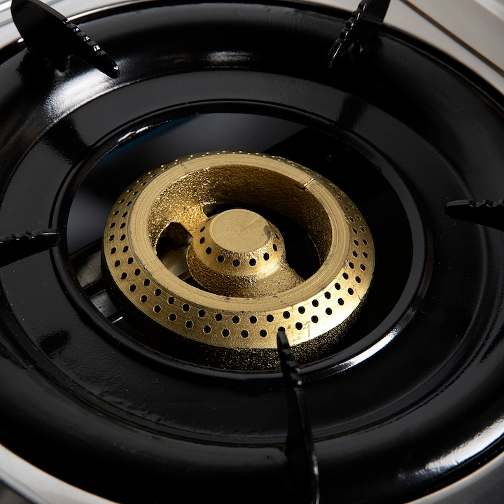 Aragaz cu 2 ochiuri inox, cu alimentare GPL -