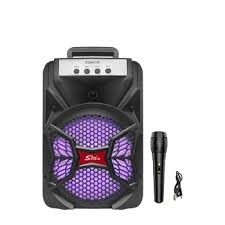 difuzoare de 6 inci Boxe Karoake Bluetooth fără fir pentru exterior cu MIC