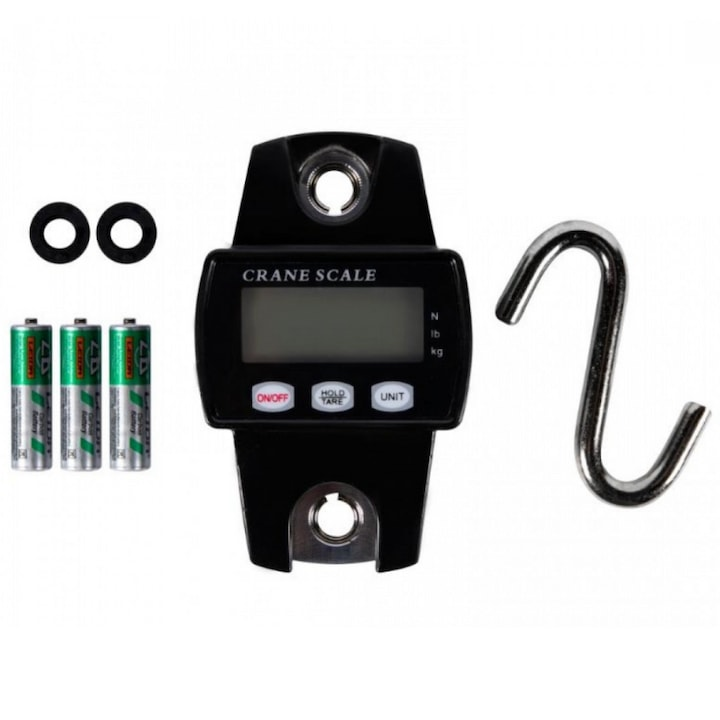 Cantar electronic de mana , 300Kg, compact cu carlig