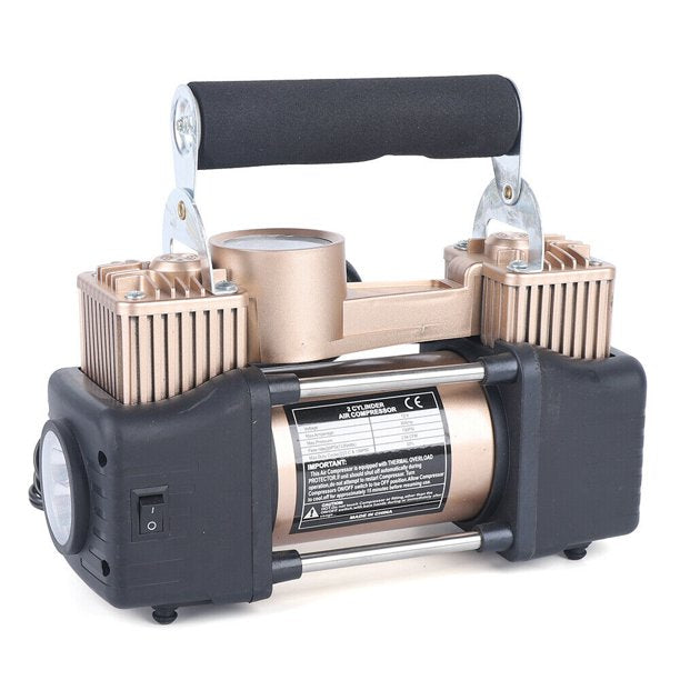 Compresor auto, 2 cilindri, 12V, 10 bar, 150 psi, 60 l / min, Champion CP-1015