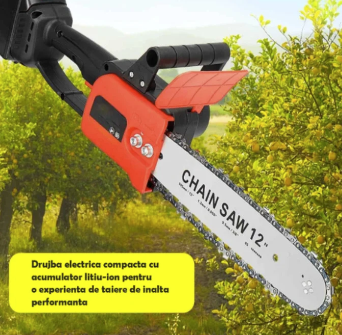 Drujba cu 2 Acumulatori, 48V, Lama 30cm 2400W MX1016