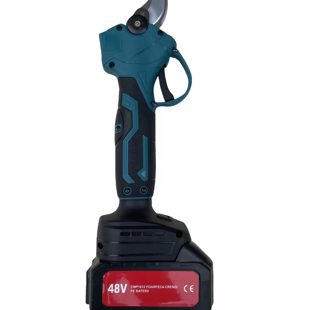 Foarfeca Motoyama Japan cu 2 acumulatori, vita de vie si crengi , 48V , 8Ah