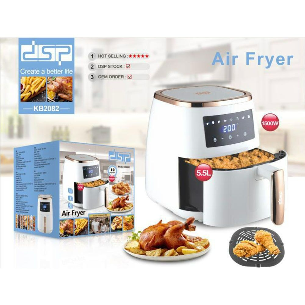 Friteuza cu aer cald 1500W DSP