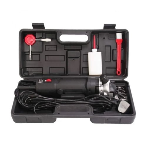 Masina de tuns oi Campion CU CUTITE REZERVA CADOU, 1000W, 6 Viteze, cu valiza pentru transport, negru