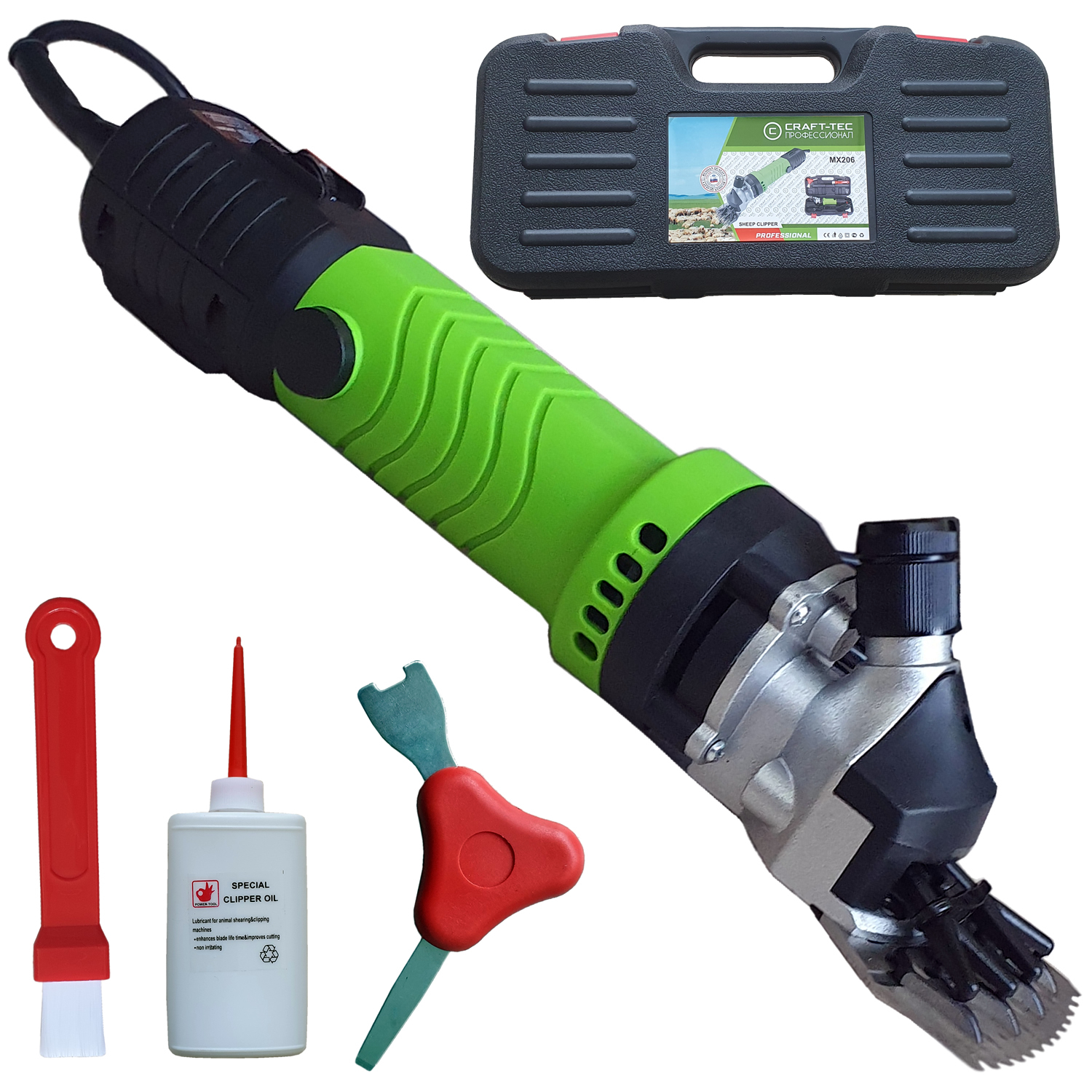 Masina de tuns oi, capre, caini Craft tec 1000 W, 2800 Rpm, MX206