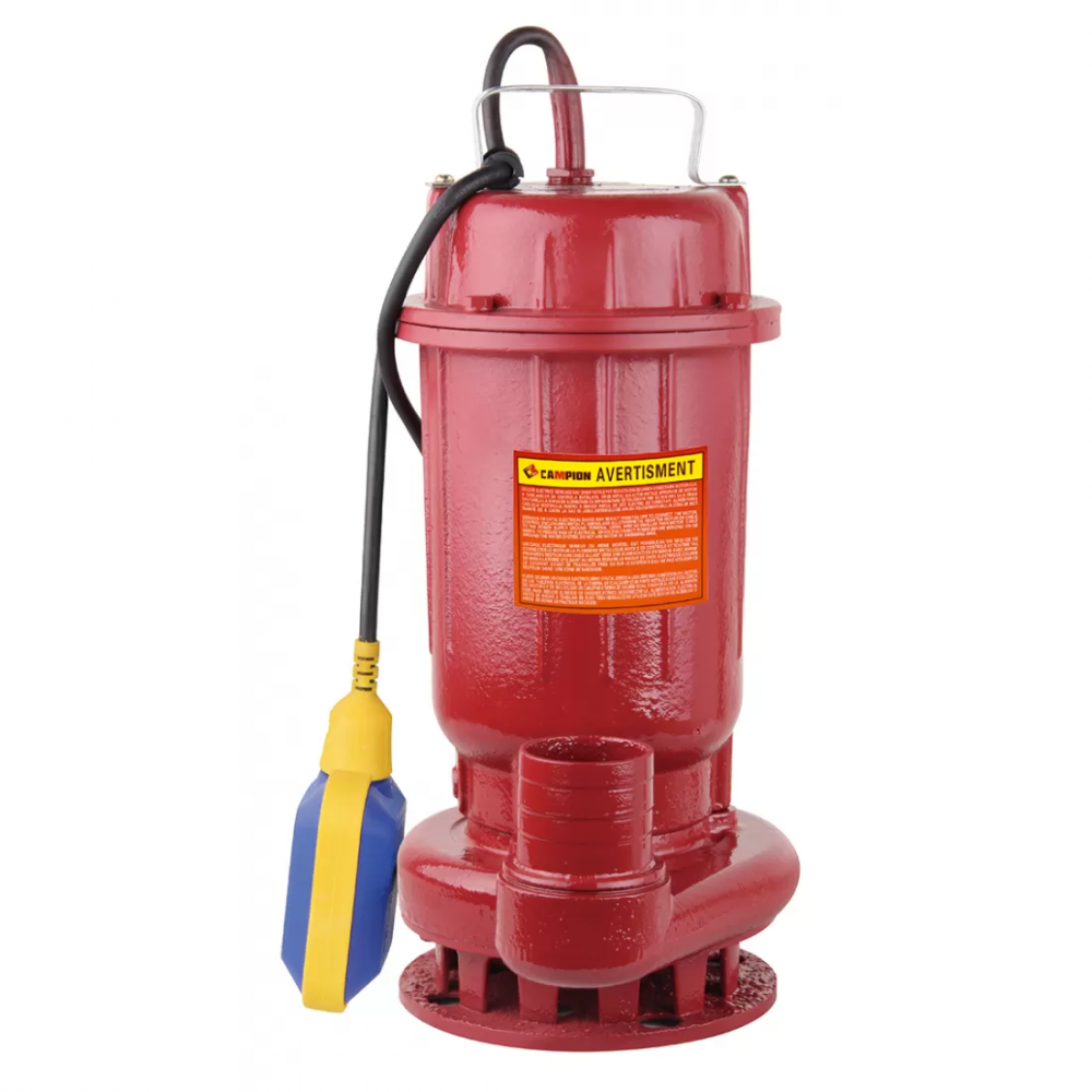 Pompa apa murdara cu tocator si plutitor Campion WQD  2500W,