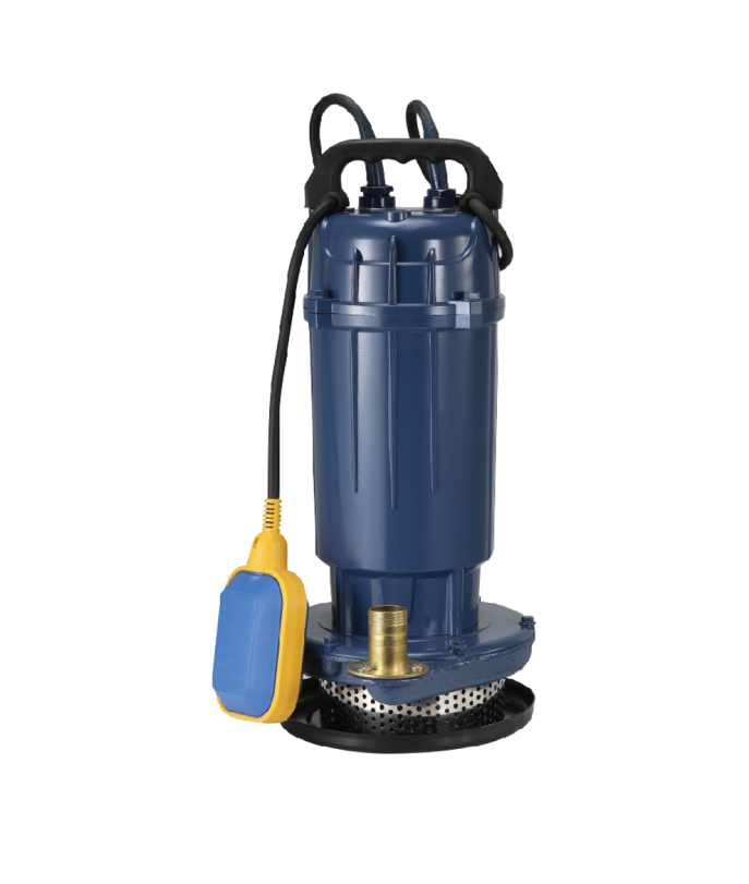 Pompa apa submersibila cu plutitor apa curata/apa de rau/ fantana FUERTE® QDX-35-1.5KW, 8000 l/h debit maxim, inaltime refulare 35m, Adancime 35m