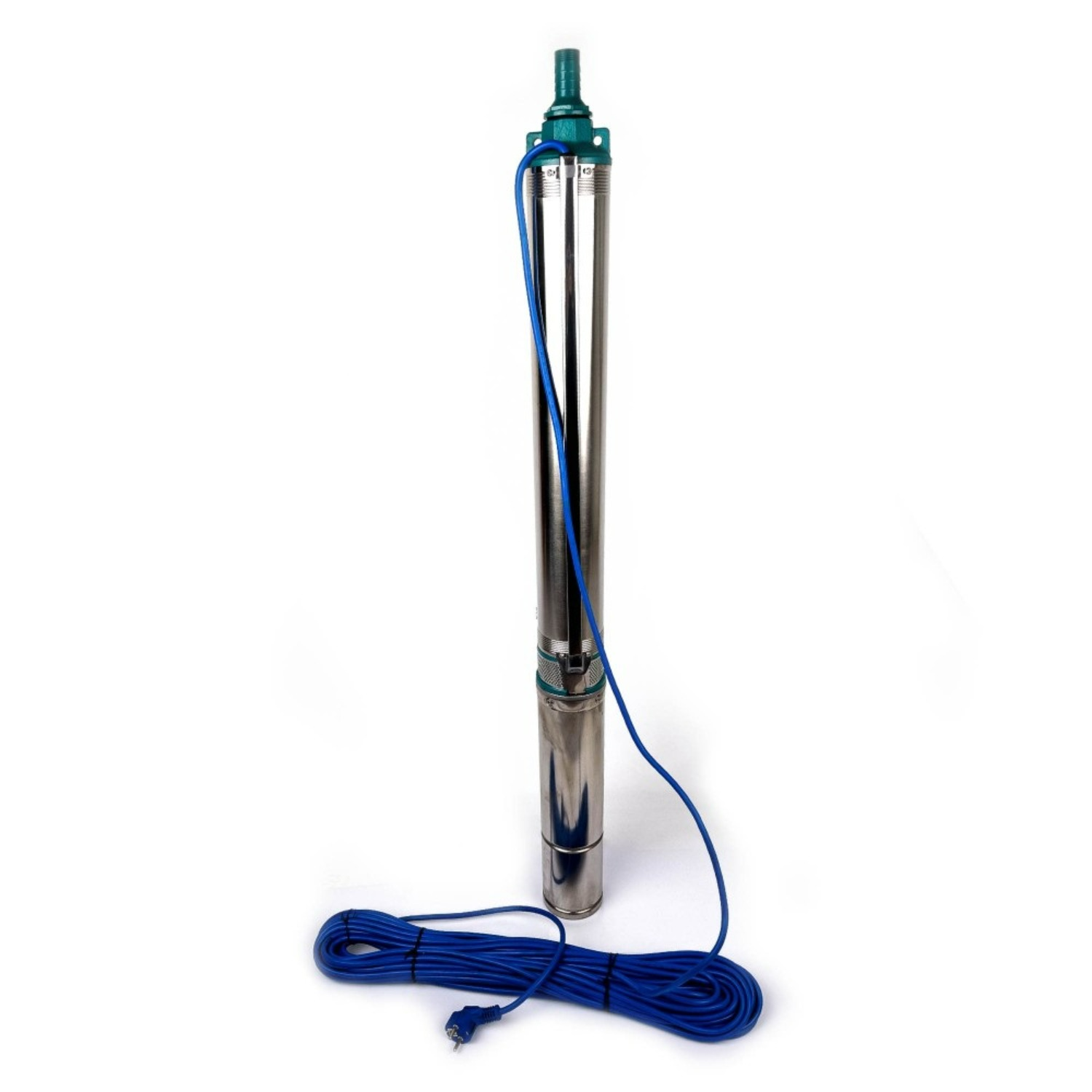 Pompa submersibila apa de mare adancime, CAMPION PROFESIONAL, 30M CABLU LUNG, 4QJD140-1.5, 1500 W, 8 turbine ,8m3/h Inox