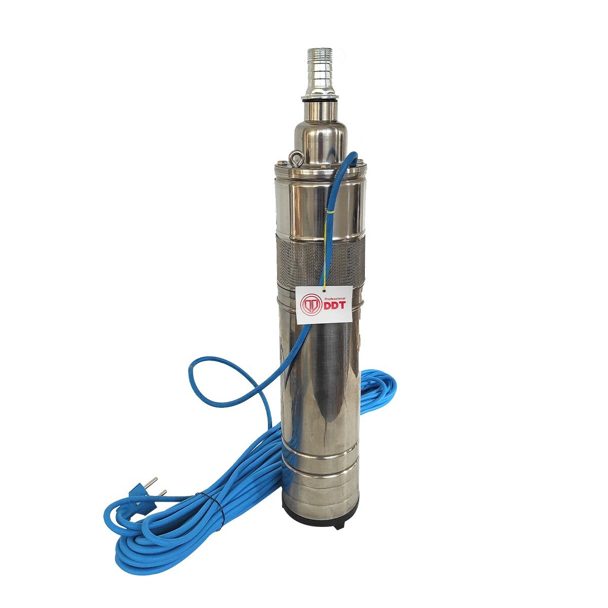 Pompa submersibila, DDT, QGD120, Inox complet, suruburi inox, sita protectie, 20 m cablu, 120 m, 3 m³/h